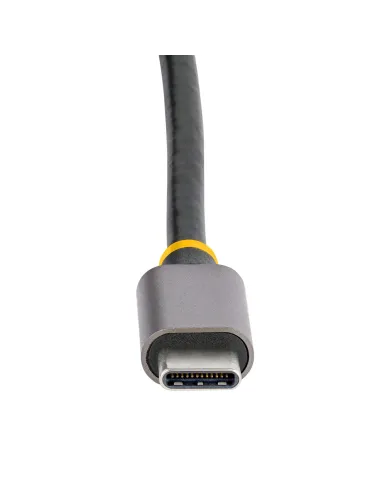 StarTech.com Adaptador Multipuertos USB C, de Vídeo HDMI de 4K y 60Hz, Hub USB-A 3.2 de 3 Puertos de 5Gbps, Entrega de