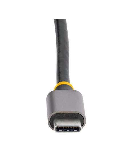 StarTech.com Adaptador Multipuertos USB C, de Vídeo HDMI de 4K y 60Hz, Hub USB-A 3.2 de 3 Puertos de 5Gbps, Entrega de