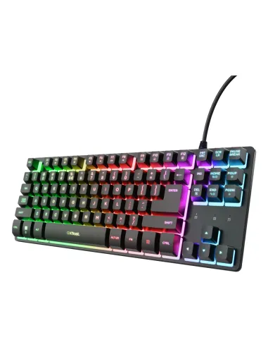 Trust GXT 833 Thado TKL teclado Juego USB QWERTY Español Negro