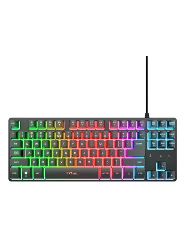 Trust GXT 833 Thado TKL teclado Juego USB QWERTY Español Negro