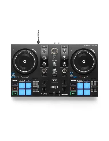 Hercules Inpulse 200 MK3 DVS (Sistema de vinilo digital) para scratch digital 2 canales Negro