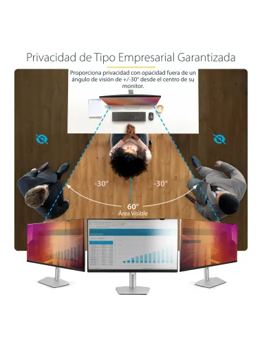 StarTech.com Filtro de Privacidad Dorado de 27in para Monitor de 16 9 - Filtro Reversible - Filtro de Pantalla Brillante