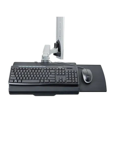 StarTech.com Estación de Trabajo Soporte de Pared para Monitor VESA de 27 Pulgadas (10kg) con Bracket para CPU   Ordenador y