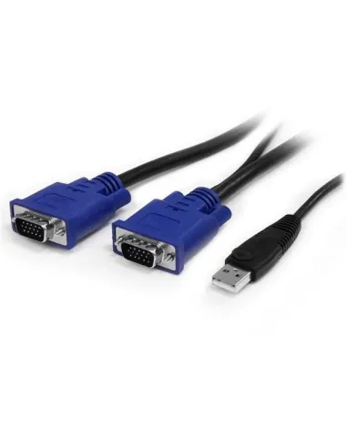 StarTech.com Conmutador Switch KVM 1U OSD y Cables 16 puertos USB A Vídeo VGA HD15