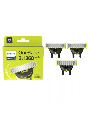Philips Norelco OneBlade OneBlade QP430 50 Cuchilla 360 de recambio