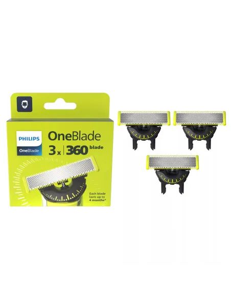 Philips Norelco OneBlade OneBlade QP430 50 Cuchilla 360 de recambio