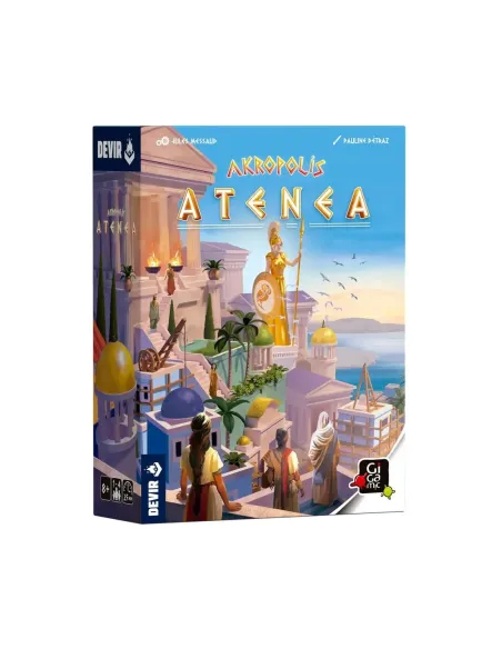 Juego de mesa akropolis expansión atenea