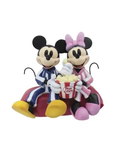 Figura enesco disney mickey y minnie hora de pijama
