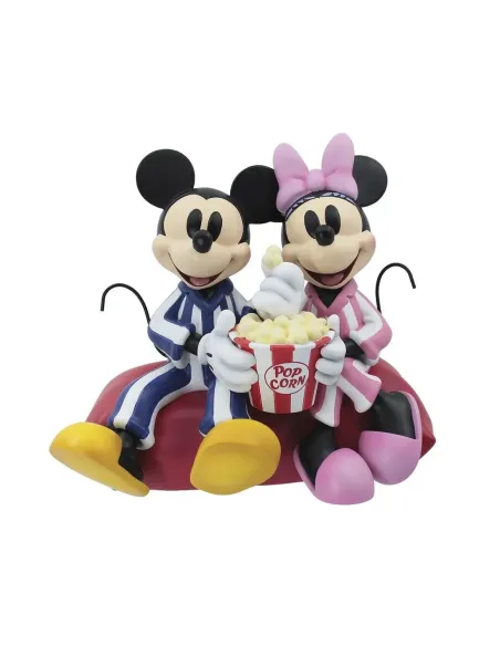 Figura enesco disney mickey y minnie hora de pijama