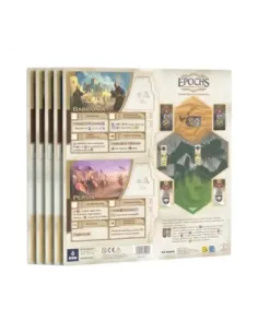 Juego de mesa epochs expansión: oriente medio y latinoamérica