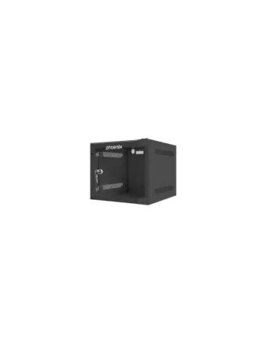 Armario rack phoenix 4u 280x310x247 mural 10'' hasta 20 kg negro