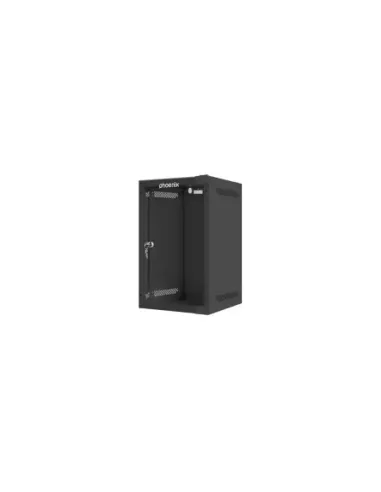 Armario rack phoenix 9u 280x310x470 mural 10'' hasta 20 kg negro
