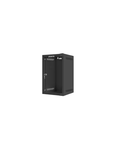 Armario rack phoenix 9u 280x310x470 mural 10'' hasta 20 kg negro