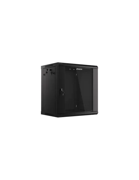 Armario rack phoenix 12u 600x450x640 auto - ensamblado 19'' hasta 60 kg negro
