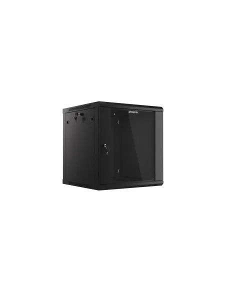 Armario rack phoenix 12u 600x600x640 auto - ensamblado 19'' hasta 60 kg negro