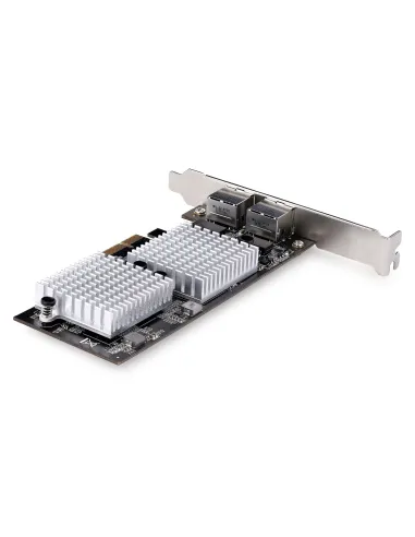 StarTech.com Tarjeta PCI Express Adaptadora de Red Ethernet de 2 Puertos RJ45 - Tarjeta de Red para Servidores o PCs - con