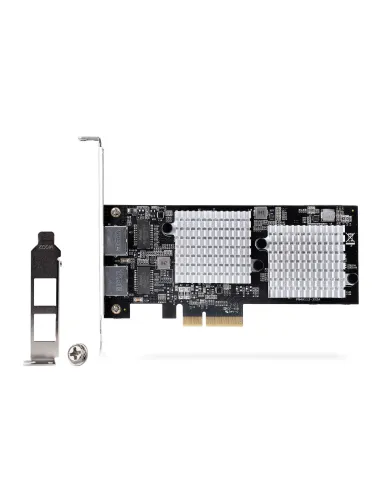 StarTech.com Tarjeta PCI Express Adaptadora de Red Ethernet de 2 Puertos RJ45 - Tarjeta de Red para Servidores o PCs - con
