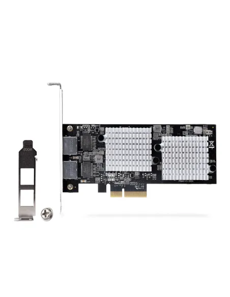 StarTech.com Tarjeta PCI Express Adaptadora de Red Ethernet de 2 Puertos RJ45 - Tarjeta de Red para Servidores o PCs - con