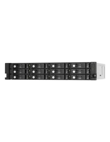 QNAP TL-R1220Sep-RP Carcasa de disco duro SSD Negro, Gris 2.5 3.5"