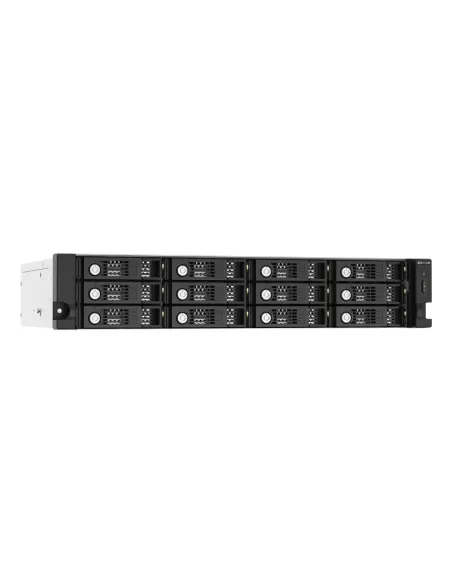 QNAP TL-R1220Sep-RP Carcasa de disco duro SSD Negro, Gris 2.5 3.5"