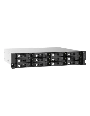 QNAP TL-R1220Sep-RP Carcasa de disco duro SSD Negro, Gris 2.5 3.5"