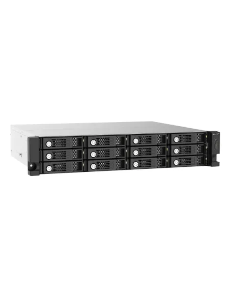 QNAP TL-R1220Sep-RP Carcasa de disco duro SSD Negro, Gris 2.5 3.5"
