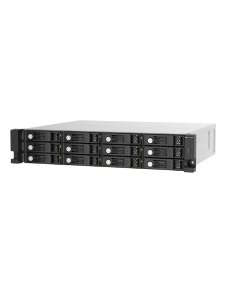 QNAP TL-R1220Sep-RP Carcasa de disco duro SSD Negro, Gris 2.5 3.5"
