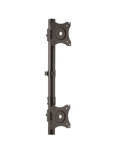 StarTech.com Soporte Vertical de Acero de Servicio Pesado para dos Monitores - Base Ajustable VESA para Pantallas de hasta 27