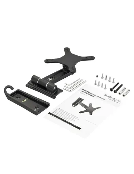 StarTech.com Soporte de pared de un solo giro para monitor - Montura VESA para Pantallas de hasta 27 Pulgadas