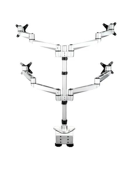 StarTech.com Brazo Soporte VESA de Escritorio para 4 Monitores Articulado Ergonómico de Ajuste de Altura para 4 Monitores 2x2