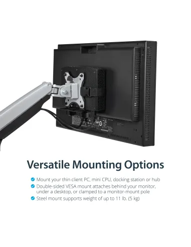 StarTech.com Soporte de Montaje VESA para Clientes Delgados - Caja VESA para Thin Clients - Soporte para Clientes Ligeros