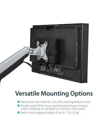 StarTech.com Soporte de Montaje VESA para Clientes Delgados - Caja VESA para Thin Clients - Soporte para Clientes Ligeros