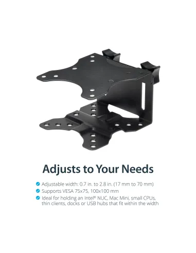StarTech.com Soporte de Montaje VESA para Clientes Delgados - Caja VESA para Thin Clients - Soporte para Clientes Ligeros