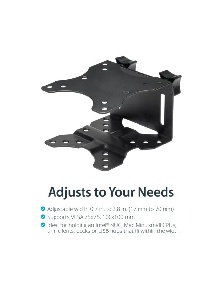 StarTech.com Soporte de Montaje VESA para Clientes Delgados - Caja VESA para Thin Clients - Soporte para Clientes Ligeros