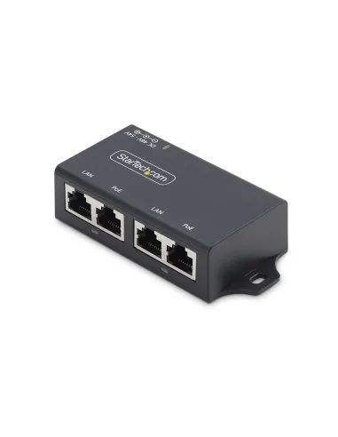 StarTech.com AF221CE-POE-INJECTOR adaptador e inyector de PoE Gigabit Ethernet, Ethernet rápido