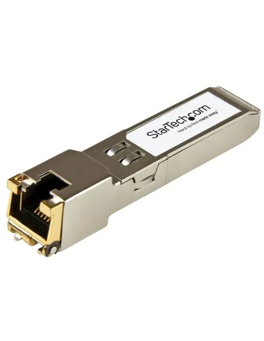 StarTech.com Módulo Transceptor SFP+ Compatible con el Modelo AR-SFP-10G-T de Arista Networks - 10GBASE-T - SFP+ a RJ45 Cat6  