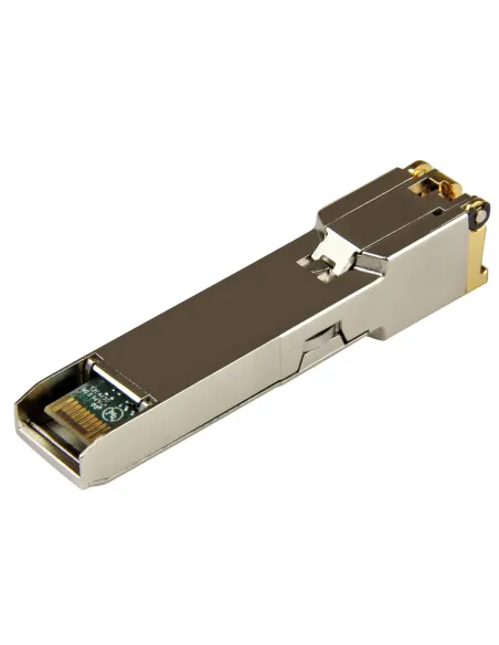 StarTech.com Módulo Transceptor SFP+ Compatible con el Modelo AR-SFP-10G-T de Arista Networks - 10GBASE-T - SFP+ a RJ45 Cat6  