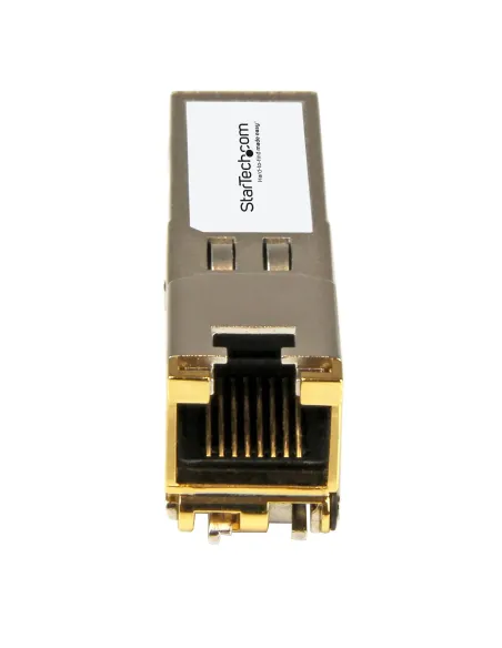 StarTech.com Módulo Transceptor SFP+ Compatible con el Modelo AR-SFP-10G-T de Arista Networks - 10GBASE-T - SFP+ a RJ45 Cat6  