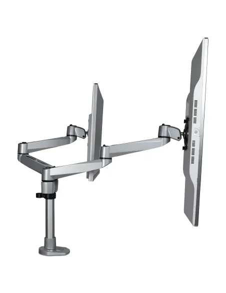 StarTech.com Brazo Articulado Prémium para Dos Monitores de hasta 27" (8Kg) - Soporte VESA de Altura Ajustable - Montaje