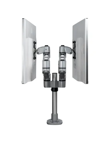 StarTech.com Brazo Articulado Prémium para Dos Monitores de hasta 27" (8Kg) - Soporte VESA de Altura Ajustable - Montaje