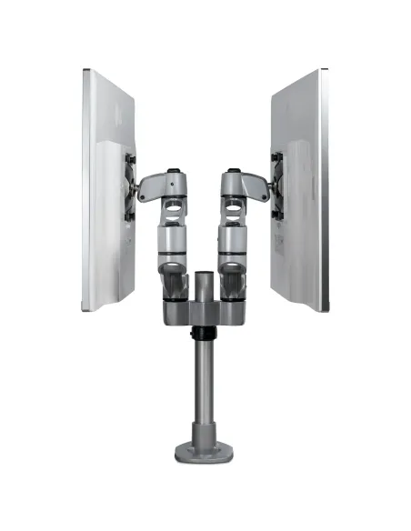 StarTech.com Brazo Articulado Prémium para Dos Monitores de hasta 27" (8Kg) - Soporte VESA de Altura Ajustable - Montaje