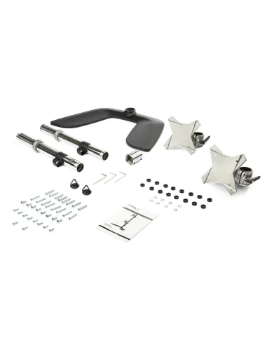 StarTech.com Soporte VESA para 2 Monitores de hasta 27" - Base para Monitor Ergonómica de Sobremesa - de Montaje para 2