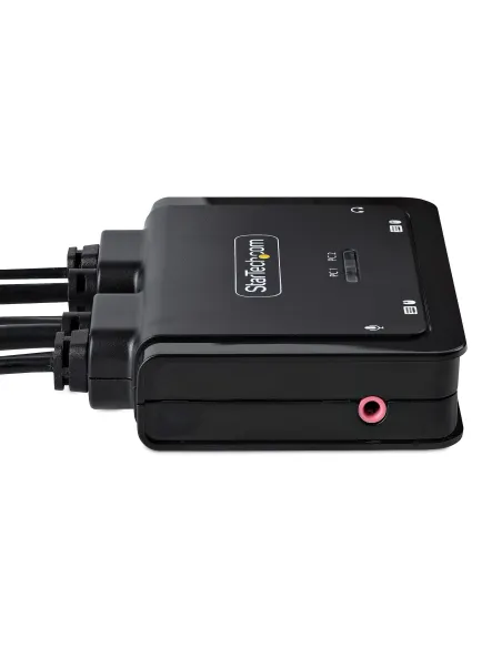 StarTech.com C2-H46-UAC-CBL-KVM interruptor KVM Negro