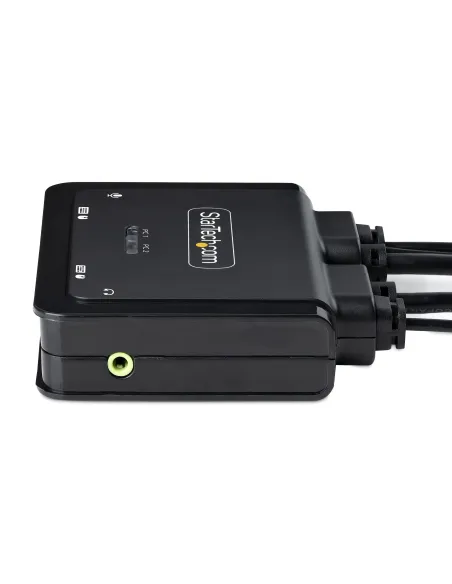 StarTech.com C2-H46-UAC-CBL-KVM interruptor KVM Negro
