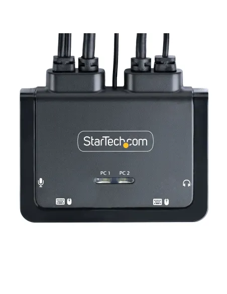 StarTech.com C2-H46-UAC-CBL-KVM interruptor KVM Negro