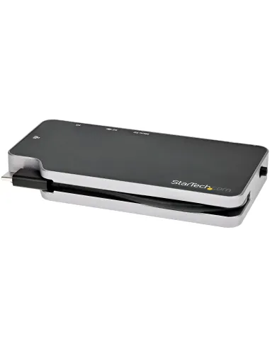 StarTech.com Adaptador Multipuertos USB C - Docking Station USB 3.1 Tipo C a Vídeo HDMI de 4K o VGA - PD Pass-through de 100W -