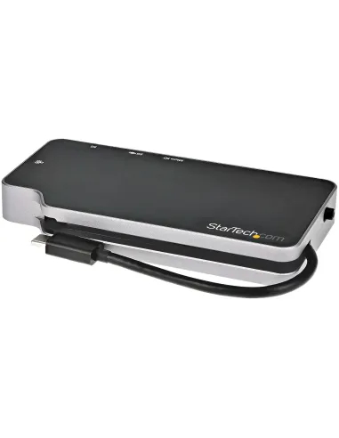 StarTech.com Adaptador Multipuertos USB C - Docking Station USB 3.1 Tipo C a Vídeo HDMI de 4K o VGA - PD Pass-through de 100W -