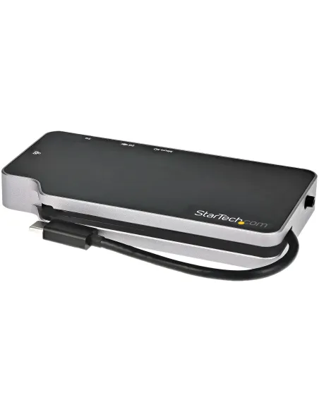 StarTech.com Adaptador Multipuertos USB C - Docking Station USB 3.1 Tipo C a Vídeo HDMI de 4K o VGA - PD Pass-through de 100W -