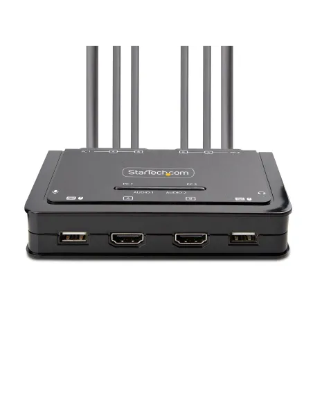 StarTech.com C2-DH46-UA2-CBL-KVM interruptor KVM Negro