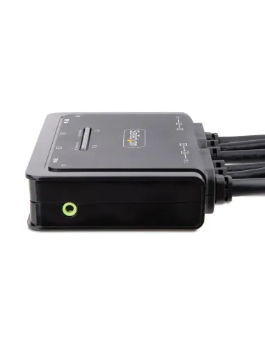 StarTech.com C2-DH46-UA2-CBL-KVM interruptor KVM Negro